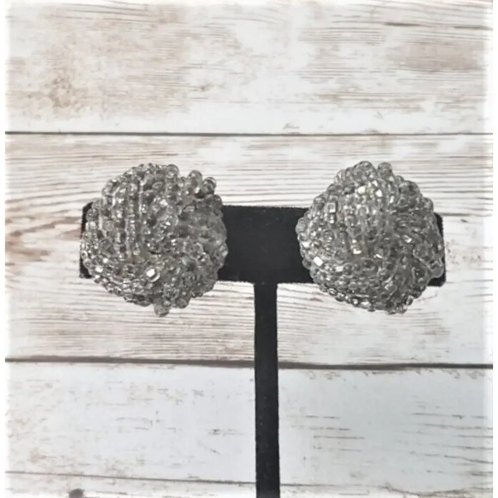 Vintage clip earrings